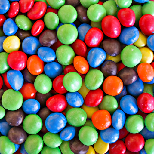 picture of many different colorful Hershey candies