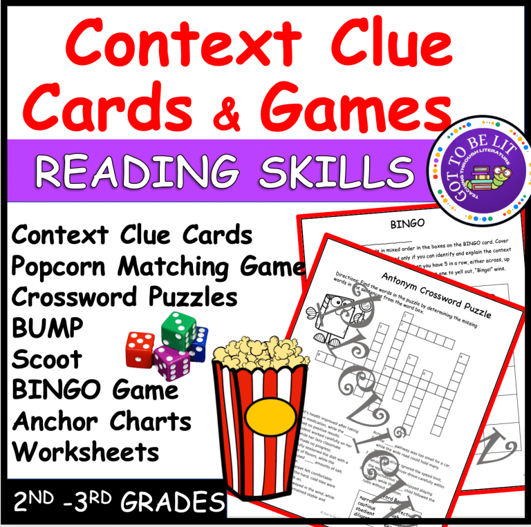 Enhancing Context Clue Skills through Crossword Puzzles A Fun and